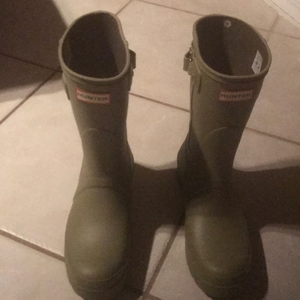 Hunter Rainboots size women's 9 color: Sage